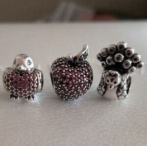 Elegant Silver Charms For Lily